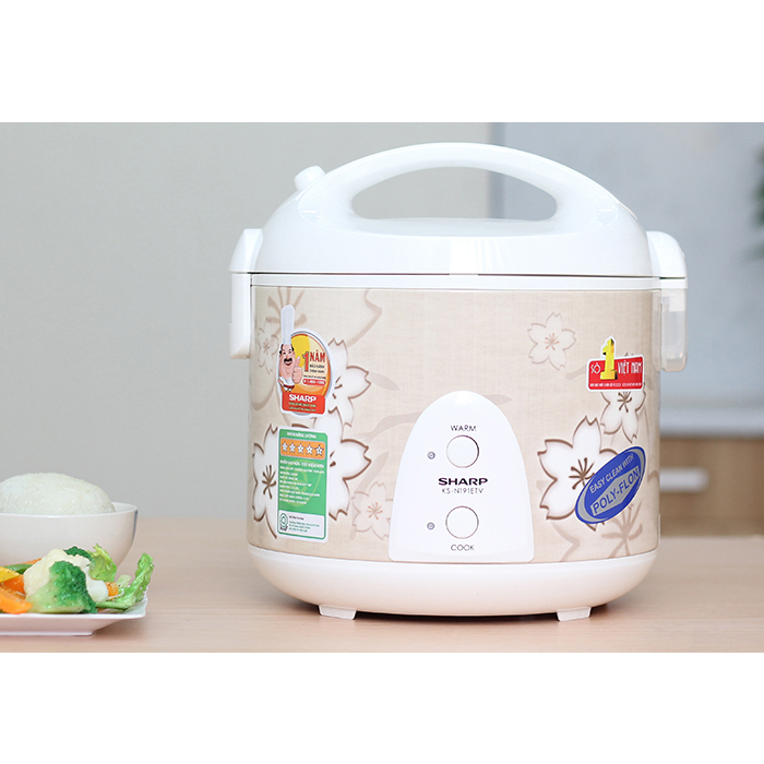 Nồi cơm điện Sharp 1.8 lít KS-N191ETV