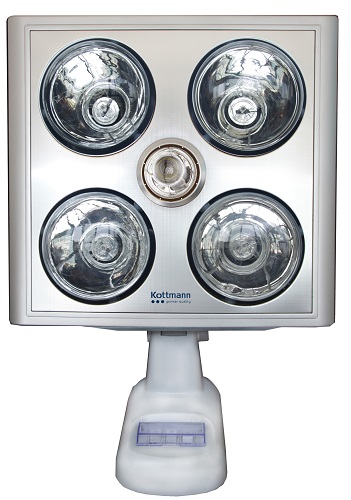 ĐÈN SƯỞI NHÀ TẮM KOTTMANN K4B-S LOẠI 4 BÓNG